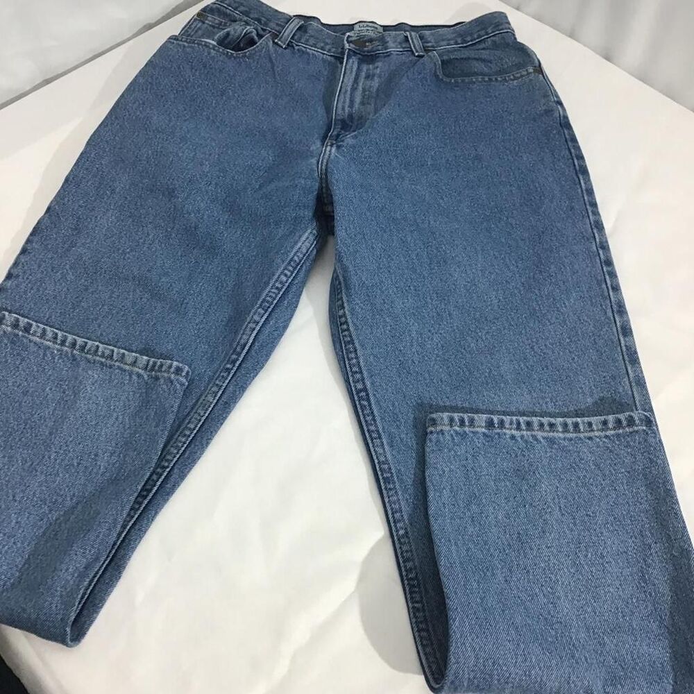 L.L.Bean Women's Blue and Navy Jeans